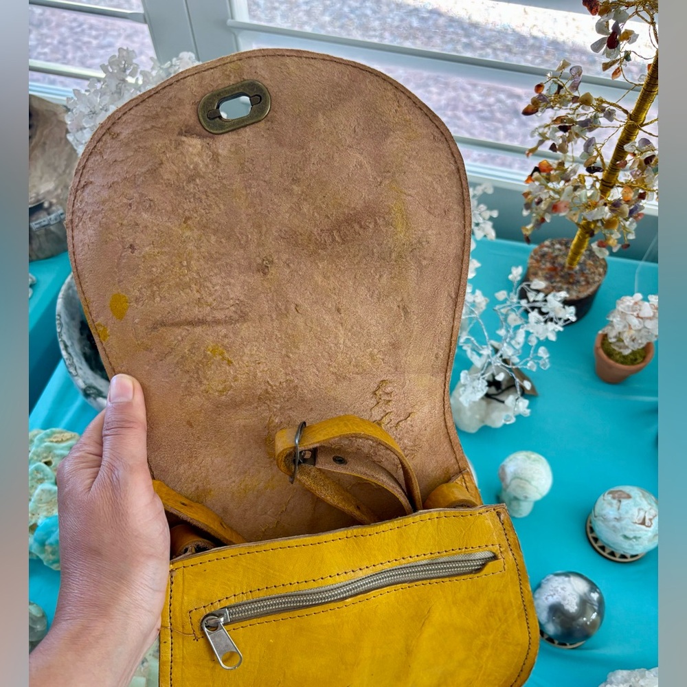 Moroccan Leather handbag - Picture 8 of 10